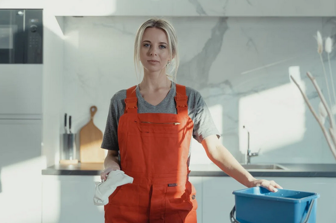 cleaning lady